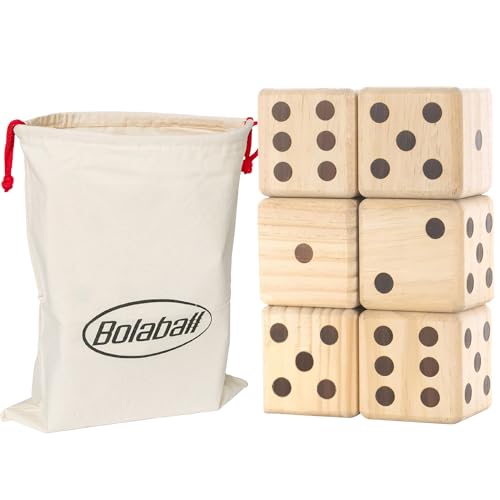 Bolaball Giant Wooden Yard Dice Set