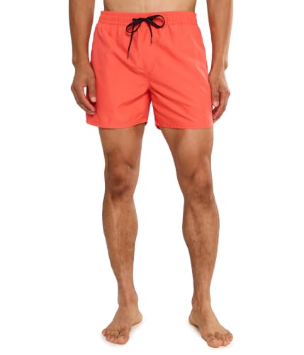 Quiksilver Mens Everyday Solid 15 Volley Hot Coral Large
