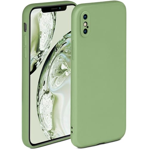 Coque souple en silicone OneFlow vert mat aux finitions haut de gamme
