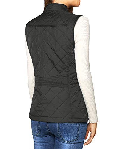 Allegra K - Gilet trapuntato da donna, slim fit