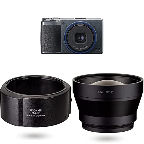 Image of Ricoh GR IIIx Urban Edition with RICOCH Lens Adapter and Ricoh Teleconversion Lens GT-2