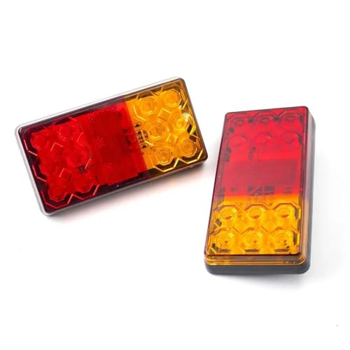 Clignotant de signalisation LED 12V 24V étanche double pièce