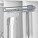 Emuca 7085525 Perchero colgador lateral extraible de armario, gris antracita