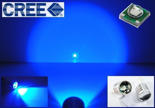 Ledin Xp-E Led Projector T10 Courtesy Light High Power 168 194 Blue 5W #TOP6