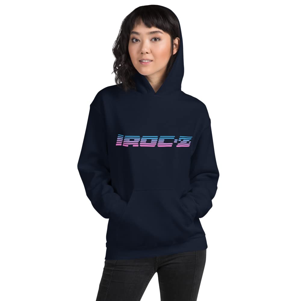 80s Camaro IROC-Z Miami Vice graficzna bluza z kapturem | Pulower dla miłośników samochodów
