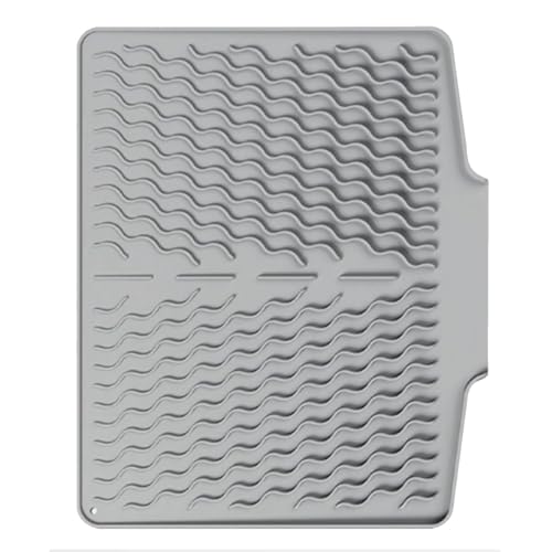 Tapis de séchage de vaisselle égouttoir en silicone antidérapant - 2