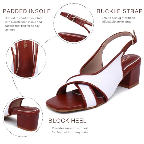 Image of TRASE Block Heels Sandals For Women, Anime-I Stylish & Comfortable Footwear