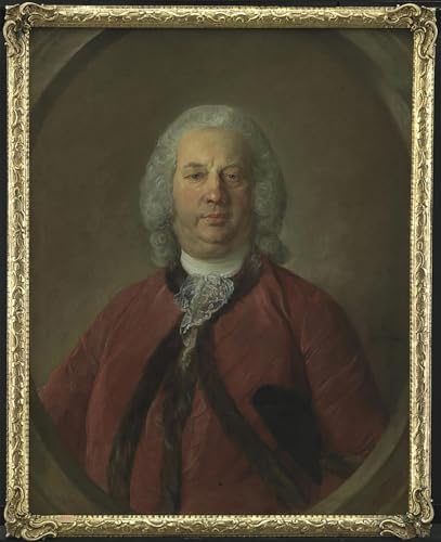 Peintures Portrait Frederik Hansen Perronneau Affiche Artistique Haut de Gamme 60x90cm