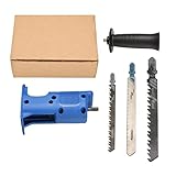 Dedbol Arbeitswerkzeug Elektrische Bohrmaschine Modifizierter elektrischer Säge Hubklopfen-Sägeadapter Holz-Metallschneider Handwerkzeug-Jig-Säge-Befestigung