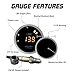 Prosport Wideband Air Fuel Ratio Gauge Kit with Amber Digital Display 52mm 2-1/16 | Bosch LSU 4.9 O2 Sensor | 10.0–20.0 AFR Range | 0–5V Output for Data Logging | Plug & Play Wiring Harness Included