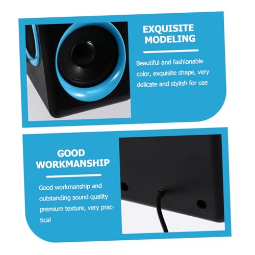 Caja de Altavoz Envolvente PC con Alimentación USB NUOBESTY para Escritorio 3