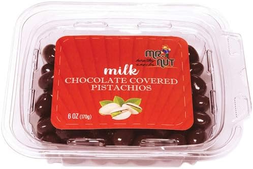 Mr.Nut Milk Chocolate Covered Pistachios - 1 Pack