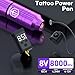 POSEIDON Wireless Rotary Tattoo Machine Kit with 20 Tattoo Cartridge Needles & Ink Set | Professional Portable Tattoo Pen Gun for Beginners | Complete Starter Supplies (TK201)