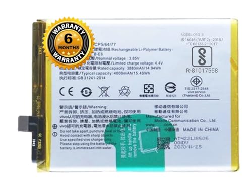 Image of Original B-E6 Battery for Vivo Nex S (B-E6) Battery with 6 Months warrenty***(G000178)