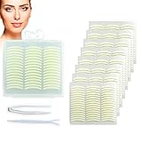 Hanyousheng Schlupflider Stripes, 960 Stück Doppelte Schlupflid Tapes, Schlupflid-Tape Streifen Zum Augenlid-Lifting ohne Op, Wasserfest Augenlid Tape, Double Eyelid Lifting Tapes