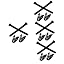 x4 as shown