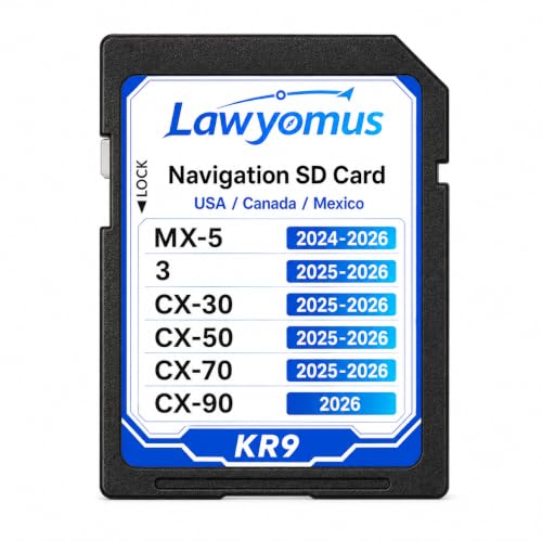 Lawyomus KR9D66EZ1C Offline GPS Card for CX-90, CX-70, CX-50 & MX-5