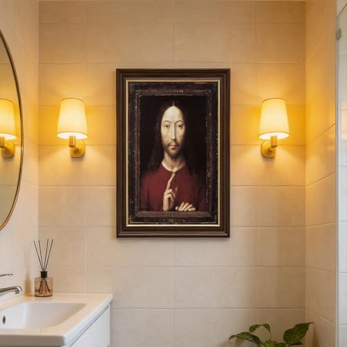 Impression Christ Giving His Blessing Hans Memling tableau déco murale - 7