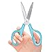 Plus Fit Cut Curve Scissors, Small, Blue