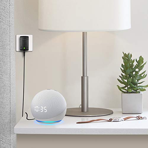 Power Cord Replacement For Alexa Dot 4Th Gen And Kids Edition Latest 2020, Alexa Dot 3Rd Gen - 15W Charger Adapter Plug #TOP2