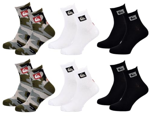 OZABI Calcetines QUIKSILVER CUARTER, 6 unidades 0443, 39-42