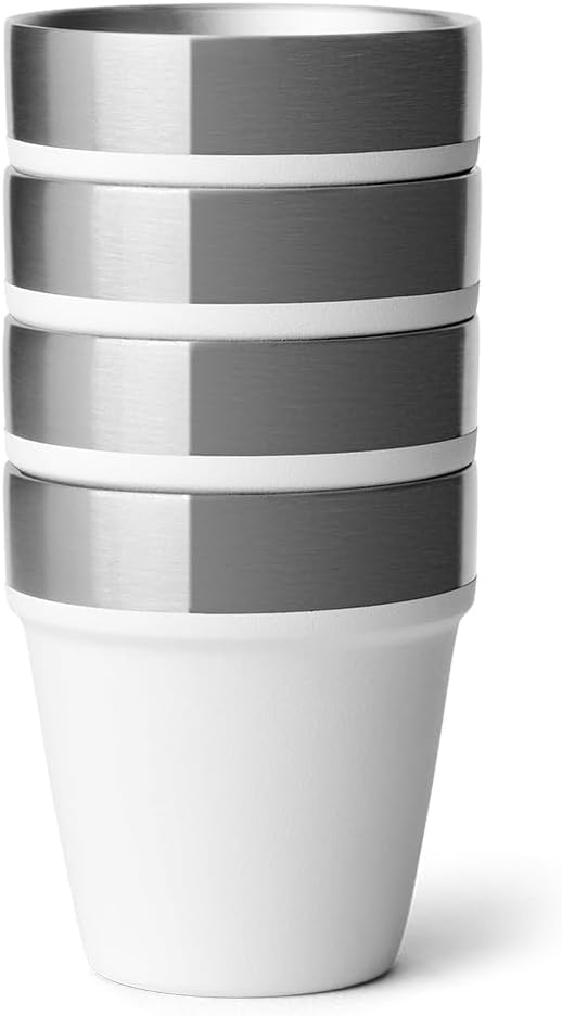 YETI Rambler Shot Glasses with Carrying Case, White, ONE - Image 3