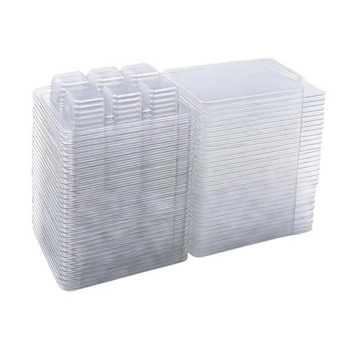 Recipientes para Cera Derretida Hellery en Forma de Concha de Plástico Transparente | Pack de 30 7