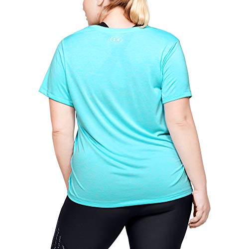 Image of Under Armour Plus Size Tech Solid Short Sleeve V-Neck