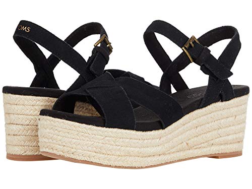 Sandale cale TOMS Willow Femme en toile beige élégante pour l'été