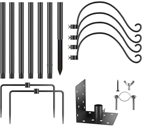 Esschert Design Dispenser Per Alimenti Da Appendere, Nero S - Foto 11