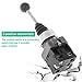 Joystick Monolever Switch, 8 Ways Switch 4 Contacts Momentary Normal Open Elliptical Black Handle Joystick Switch for Industrial Switches