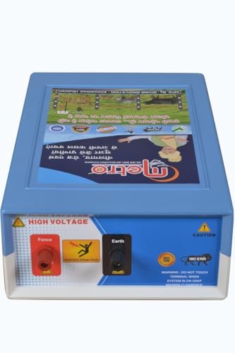 Metro AC- DC Solar Zatka Machine | 12KV | Solar Fence Energizer |...
