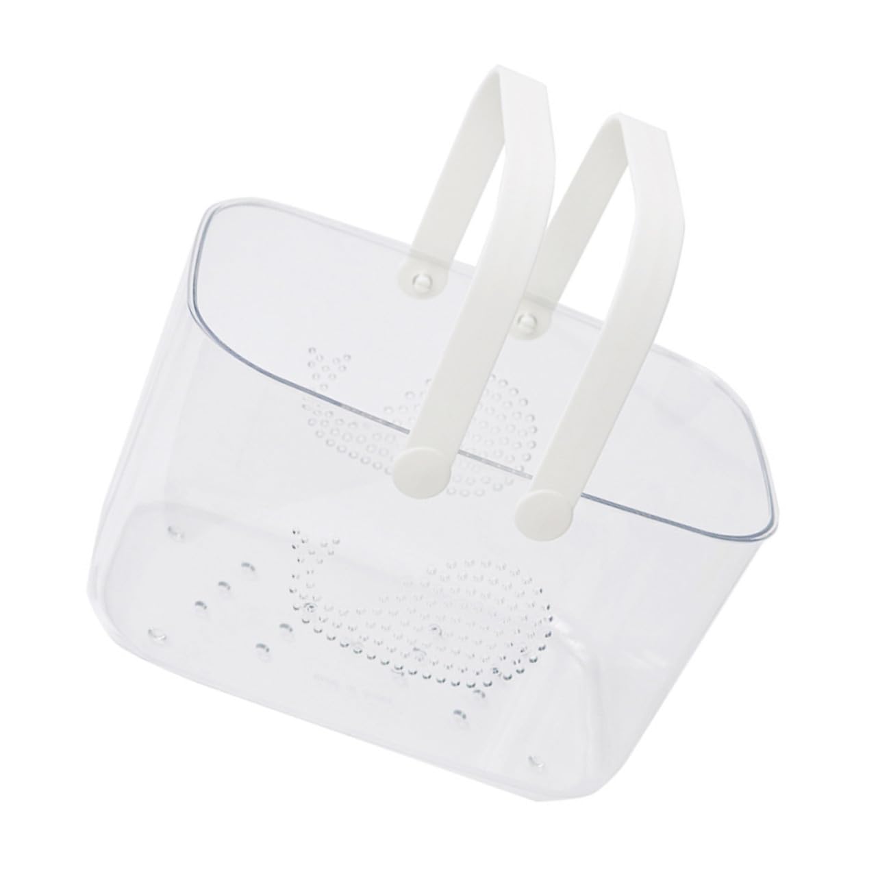 Panier de bain portable blanc SOIMISS grand format pour douche