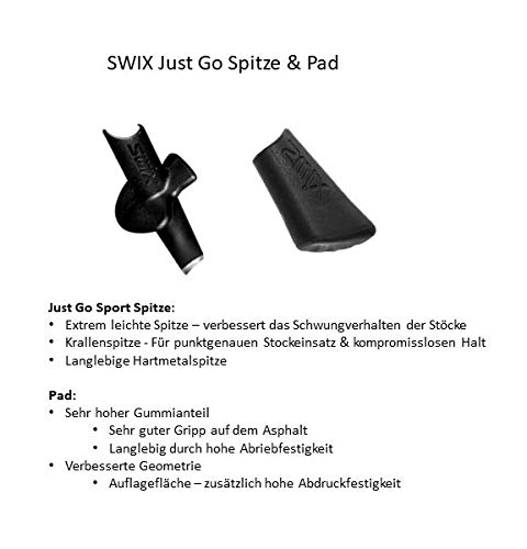 Bâtons De Marche Nordique SWIX CT4 – Carbone 30%, Poignées Liège, Twist & Go, Embouts Interchangeables – Paire, Citron Vert