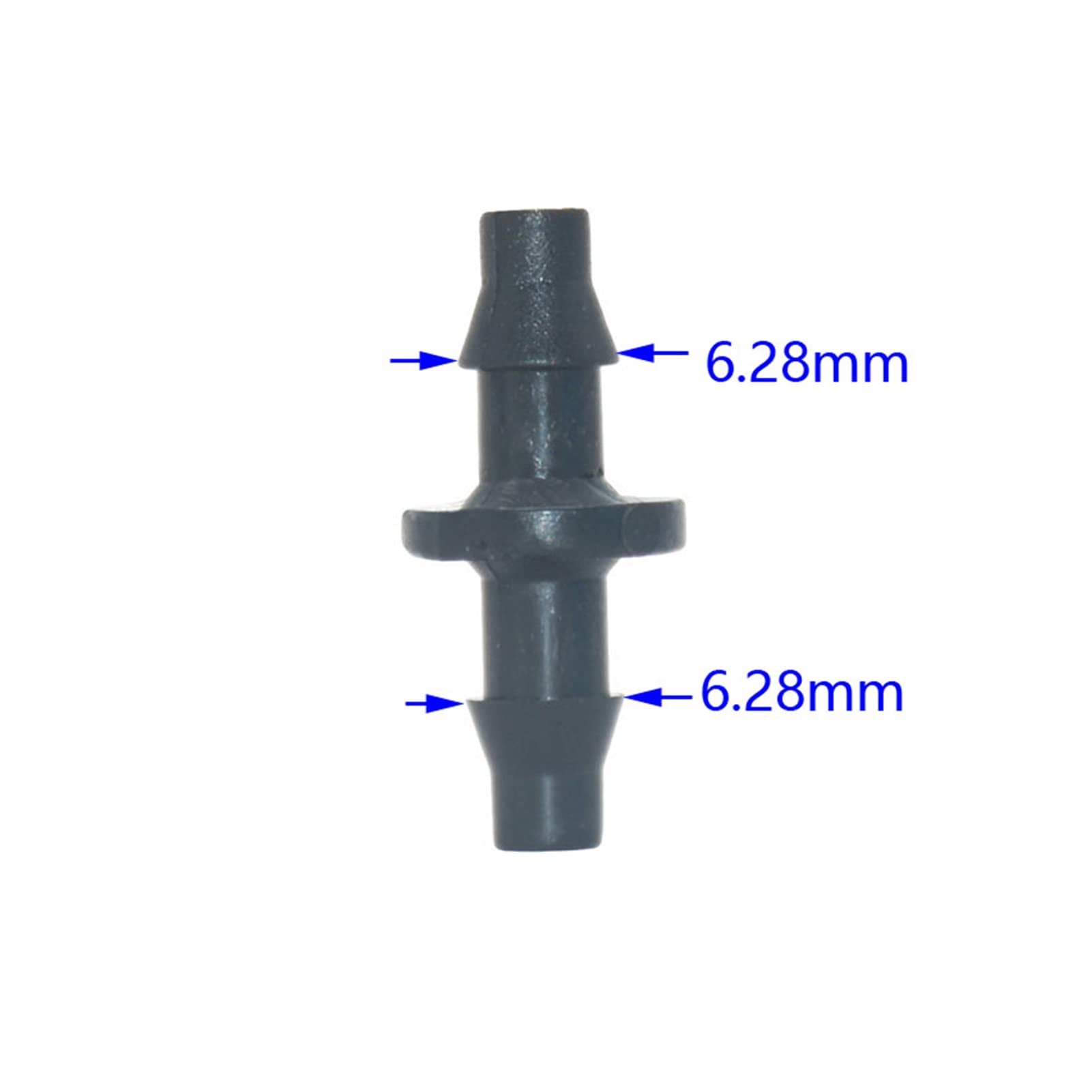 Raccord D'Arrosage Pour Tuyau D'Arrosage, 1 000 Pièces, Raccord Coudé 1/4" 1/8" Avec Embout Cannelé Droit 6 Mm/Orange