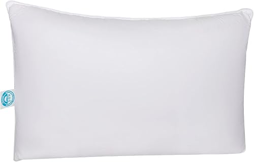 Miniatura 9 de East Coast Bedding Pure Dream Pillow - Almohada de plumón tamaño King, Queen y tamaño estándar, almohadas de apoyo firme y mediano, funda de 100%