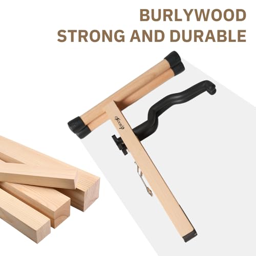 Cello Stand,Folding Cello Support Stand,A-Frame Wooden Cello Stand for 1/8-4/4 Cellos,Musical Instrument Stand for Electric Guitar,Bass Guitar Stand