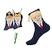 T Legend Donald Socks With Hair, Funny Socks For Birthday, Donald 2025 Novelty Valentine's Day Gifts, Onesize Unisex Donald President Merchandise (Hair)