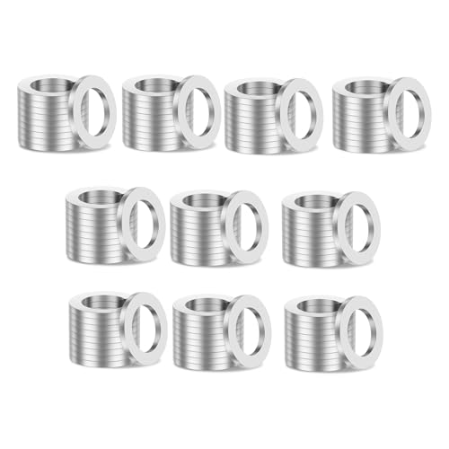 50/100Pcs Engine Oil Crush Washers Set for 94109-14000 Aluminum Oil Drain Plug Gaskets Replacement Kit 14 mm for Replacement..(100)