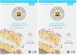 King Arthur Gluten-Free Cake Mix, Confetti, 18 oz (Pack of 2)