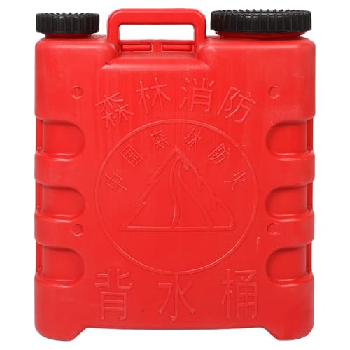 Seau d'extincteur portable 20l léger qui réduit la fatigue des épaules en urgence