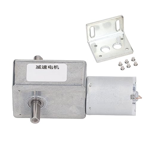 Schneckengetriebemotor, 12 Mm Doppelwelle, Selbsthemmend, Umkehrbar, Hohe Torsion, Schneckengeschwindigkeitsreduzierung, Hohes Drehmoment, Geschwindigkeitsreduzierungsmotor mit