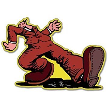 Cufsdo Keep on Truckin' Crumb Comic Vynil Car Sticker Decal - Select Size.