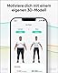 eufy by Anker WLAN Fitness Tracking Smart Scale P3, intelligente Waage mit Analyse, virtuelles 3D-Körpermodell, digitale Körperwaage mit 16 Messwerten, Herzfrequenz, BMI, Bluetooth, mit App
