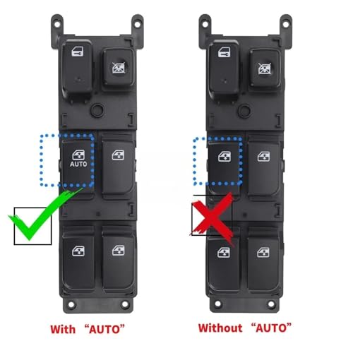 Bouton de commande de lève-vitre Kia Rondo réparer interrupteur bloqué 2007