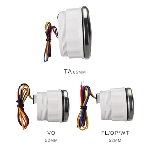 MOTOR METER RACING W Pro Series 5 Gauge Set Instrument Panel 12V 52mm 85mm by MOTOR METER RACING - Image 6