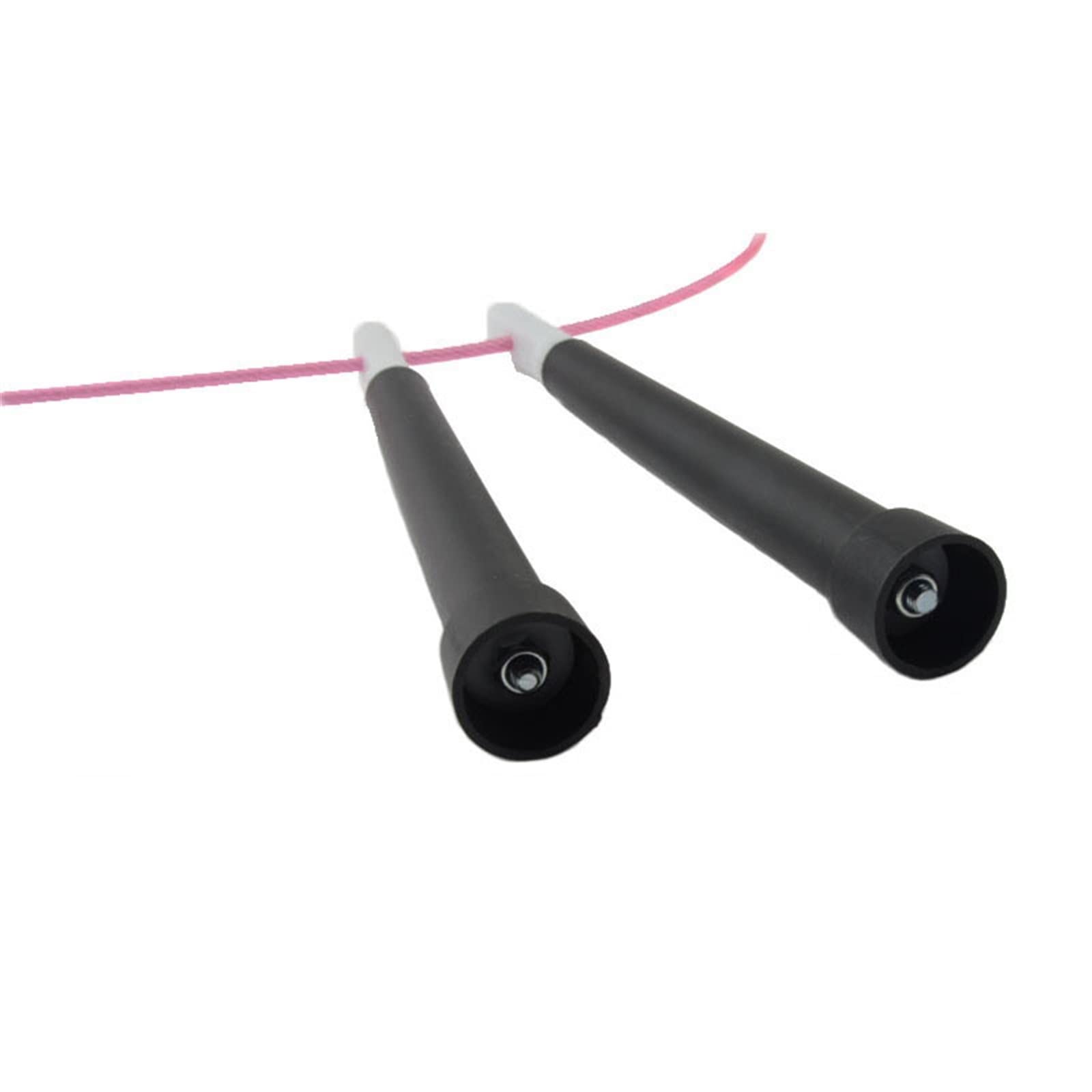 Springseil, Stahldraht, verstellbares Springseil, Crossfit, Fitnessgerät, Training, Workout, 3 m, Geschwindigkeitstraining, Heim-Passform, Rosa
