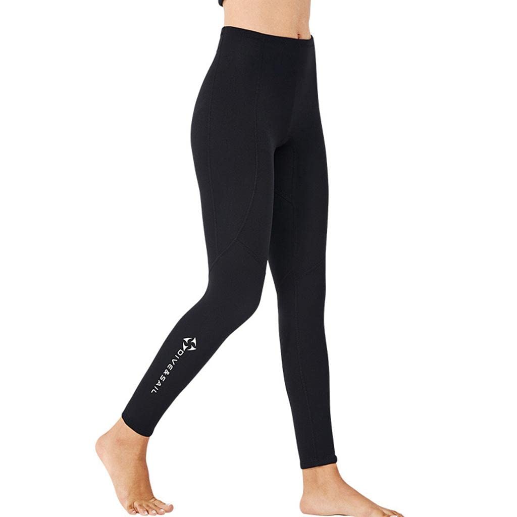 Pantalon de plongée thermique en néoprène 2 mm pour femme Taille S