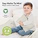 Mini Toddler Pillow with Pillowcase - 9x13 My Little Dreamy Travel Kids Pillow for Sleeping, Toddler Bed, Small, Tiny, Organic Cotton Pillowcase, Soft & Breathable, Kids 2-4 Years Old (Clay)
