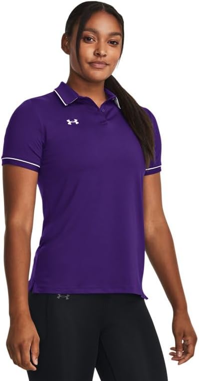 Under Armour Team Tipped Womens Short Sleeve Polo Shirt